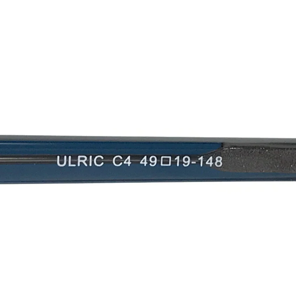 Public Eyeworks Eyeglasses Frames ULRIC C4 Brown Blue Square Horn Rim 49-19-148